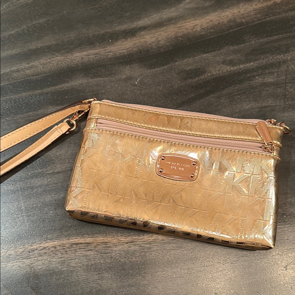 Michael Kors Gold Wristlet - NWOT